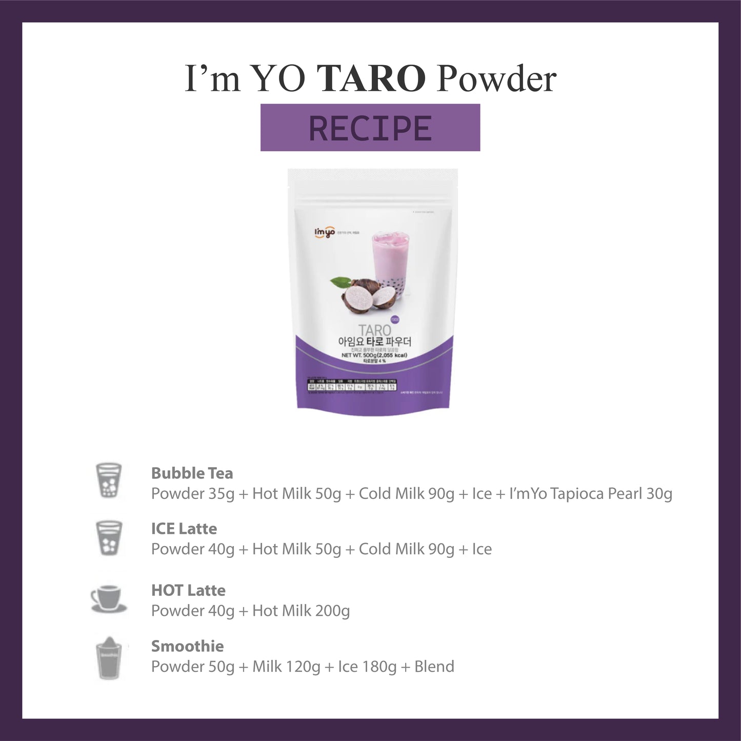 I'myo Taro Powder